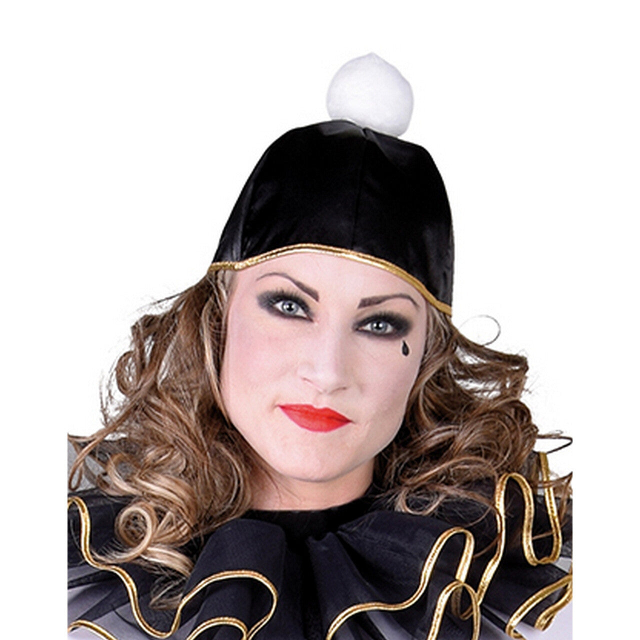 Op deze afbeelding zie je een Accessoires, van het merk Magic By Freddy's. Hoedje Verdrietige Clown Pierrot