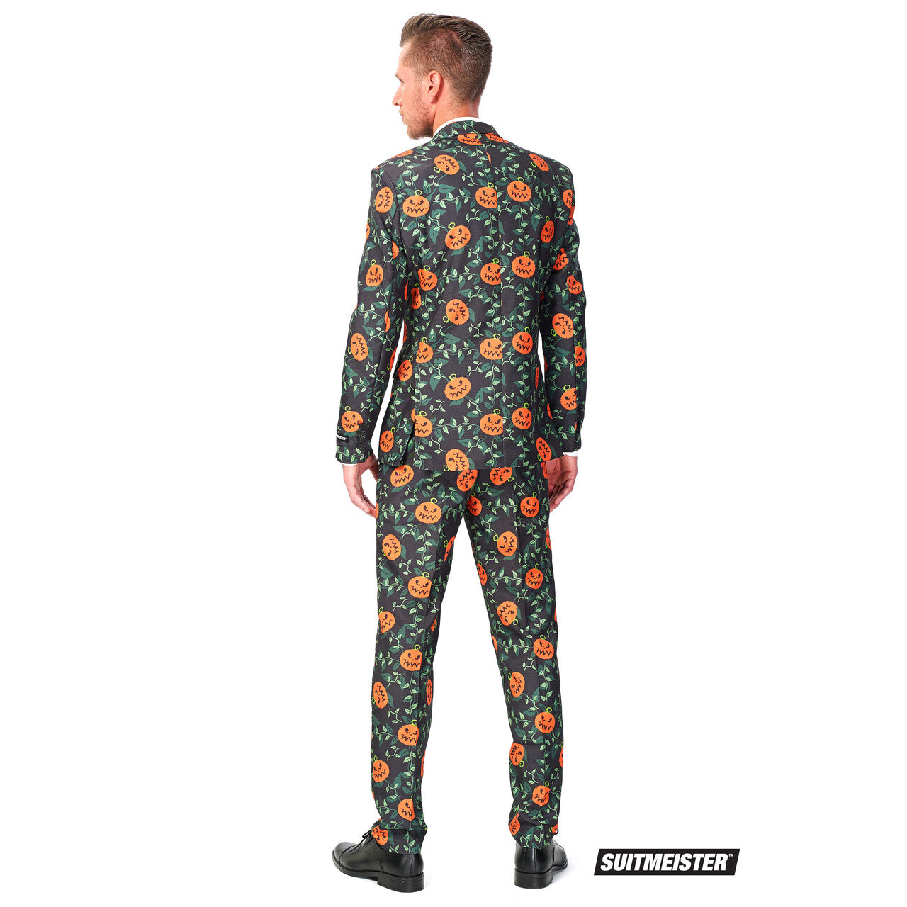 Op deze afbeelding zie je een Kostuums, van het merk Suitmeister. Stylish Halloween Pumpkin Leaves Suitmeister Kostuum Man