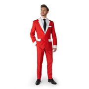 Op deze afbeelding zie je een Kostuums, van het merk Suitmeister. Ho Ho Ho Santa Faux Fur Man Kostuum
