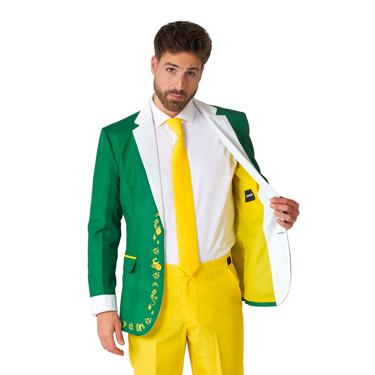 Op deze afbeelding zie je een Kostuums, van het merk Suitmeister. Elf™ Man Kostuum