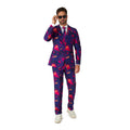 Retro Neon Party Anzug Herren