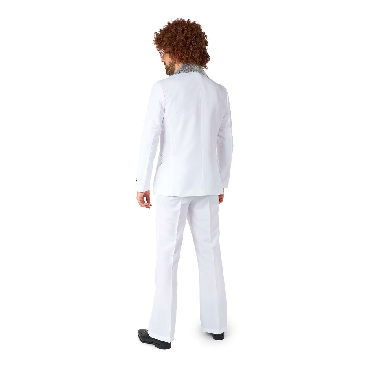 Op deze afbeelding zie je een Kostuums, van het merk Suitmeister. Disco Suit White Man Kostuum