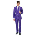 Purpur Power Anzug Suitmeister Herren