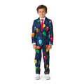 Jungen Konfetti Ballons Marineblau Kostüm