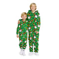 Jungen Weihnachtsmann Elfen Grün Kostüm