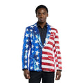 Pailletten Stars & Stripes USA Blazer Herren