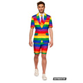 Ausgesprochen Farbenfroher Regenbogen Sommer Herrenkostüm