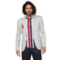 Support Team Jacke Grau Herren