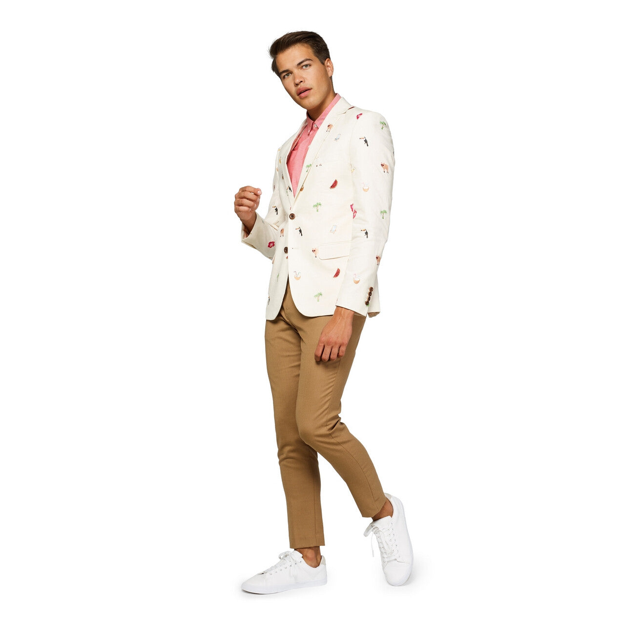 Op deze afbeelding zie je een Kostuums, van het merk Opposuits. Tropical Summer Icons Festival Party Man
