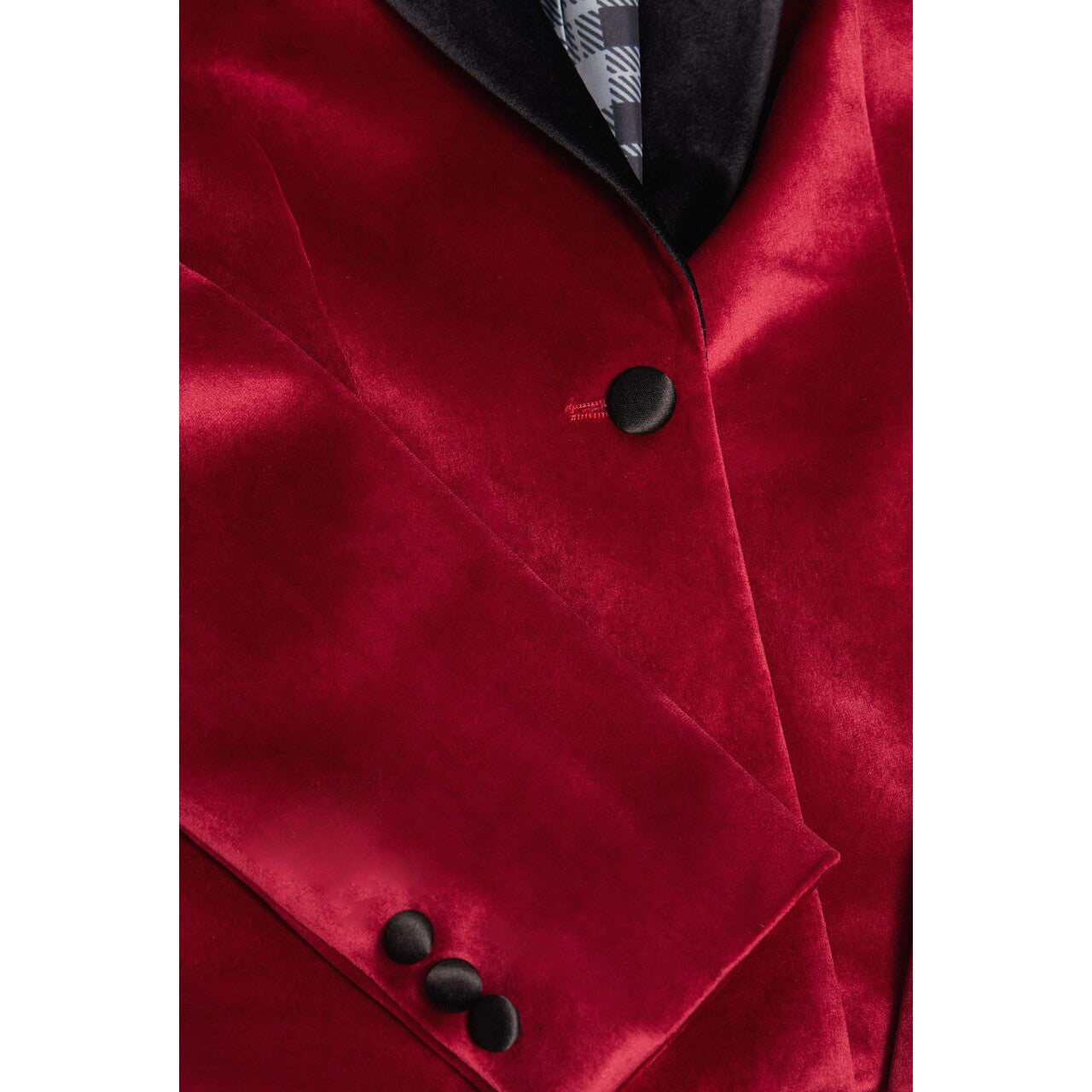 Op deze afbeelding zie je een Kostuums, van het merk Opposuits. Womens Dinner Jacket - Burgundy Vrouw