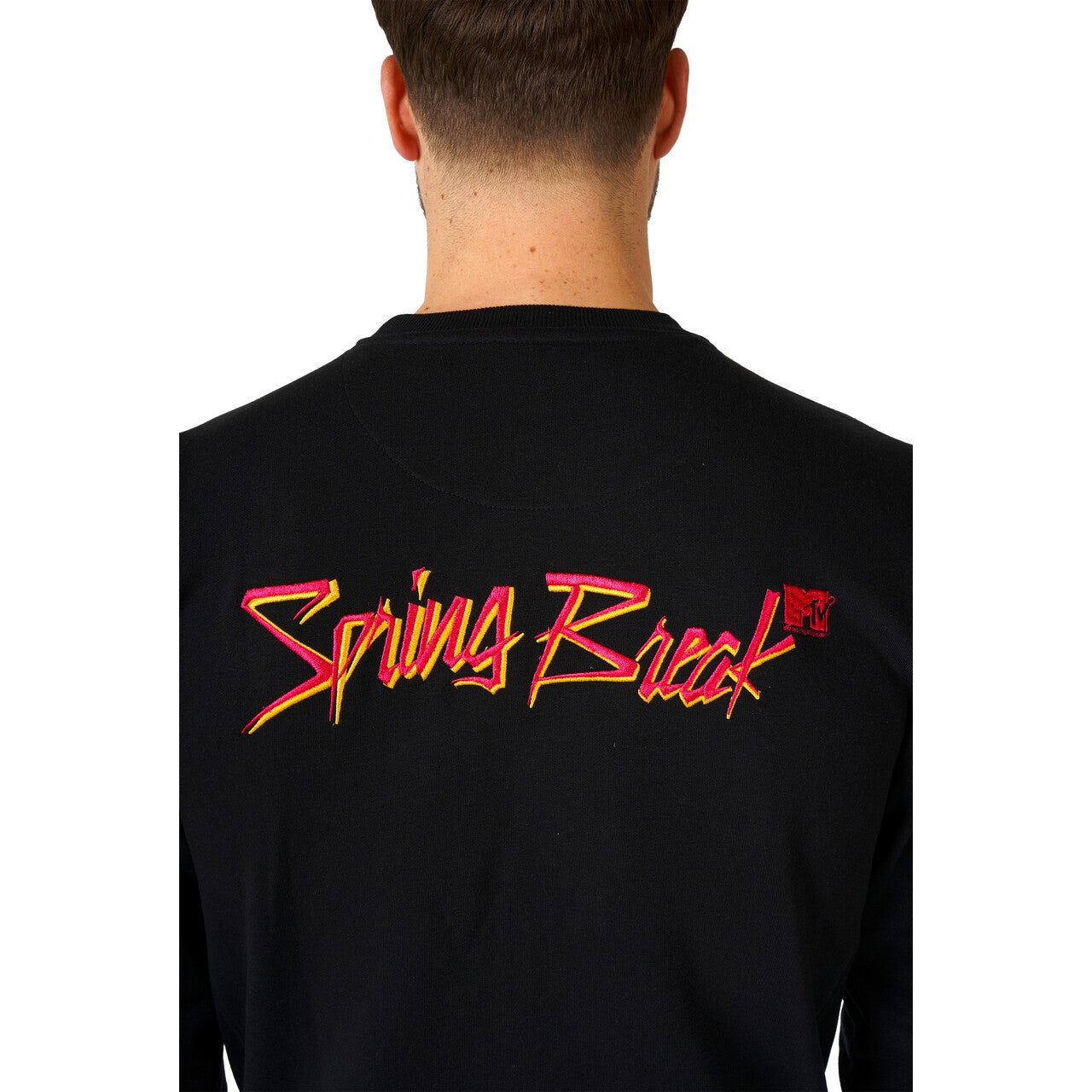Op deze afbeelding zie je een Kostuums, van het merk Opposuits. Mtv Spring Break Trui Zwart Man