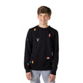 Teen Junges Ordentlicher Schwarzer Weihnachtspullover Jungen
