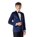 Teen Junges Gala Silvester Colbert Blauw Jungen