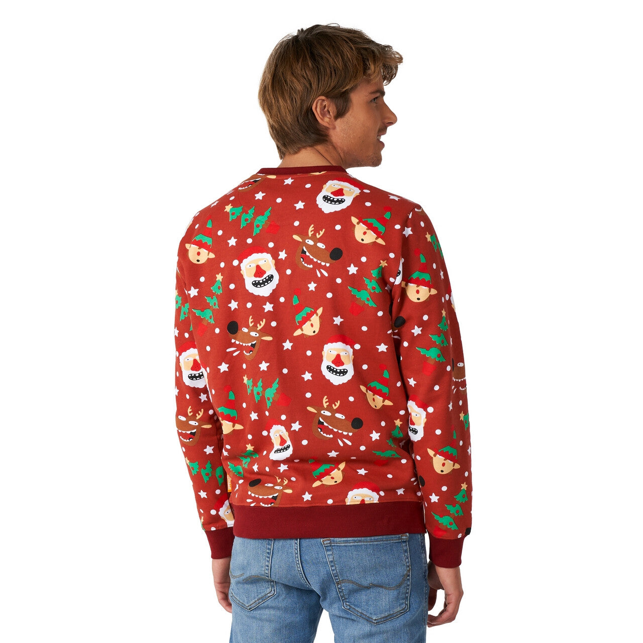 Op deze afbeelding zie je een Kostuums, van het merk Opposuits. Holy Jolly Christmas Trui Man