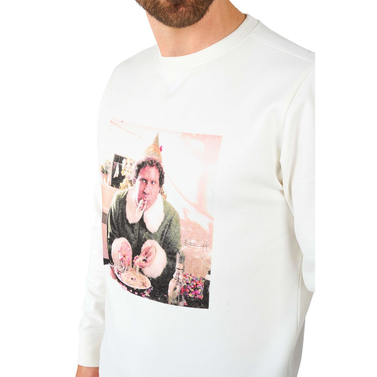 Op deze afbeelding zie je een Kostuums, van het merk Opposuits. Elf™ - Buddys Dinner Man Kostuum