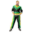 80er Jahre Retro Trainingsanzug Jamaican Jogger Herrenkostüm