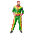 80er Jahre Retro Trainingsanzug Rasta Karneval Herrenkostüm