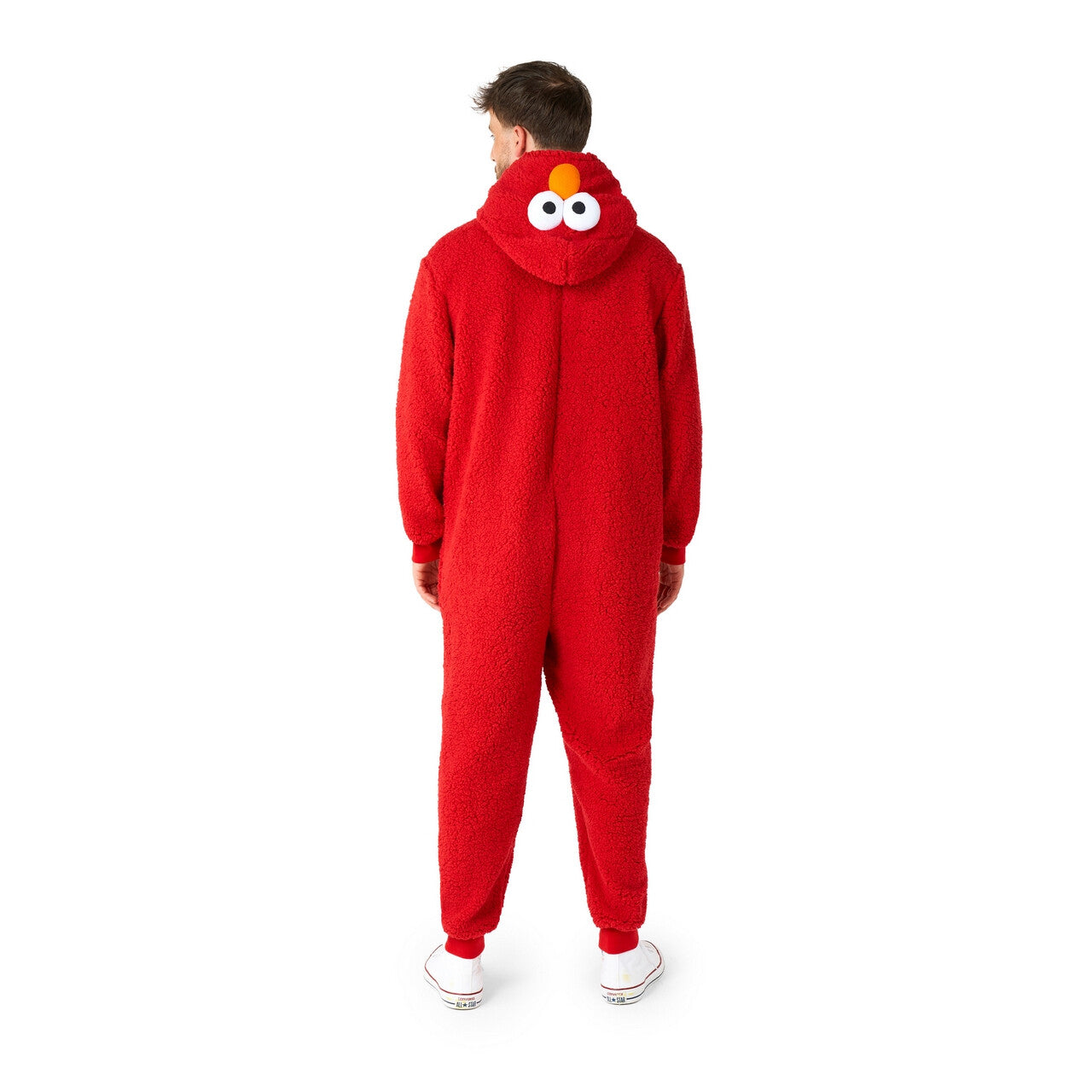 Op deze afbeelding zie je een Kostuums, van het merk Opposuits. Elmo De Pelmo Sesamstraat Onesie Kostuum