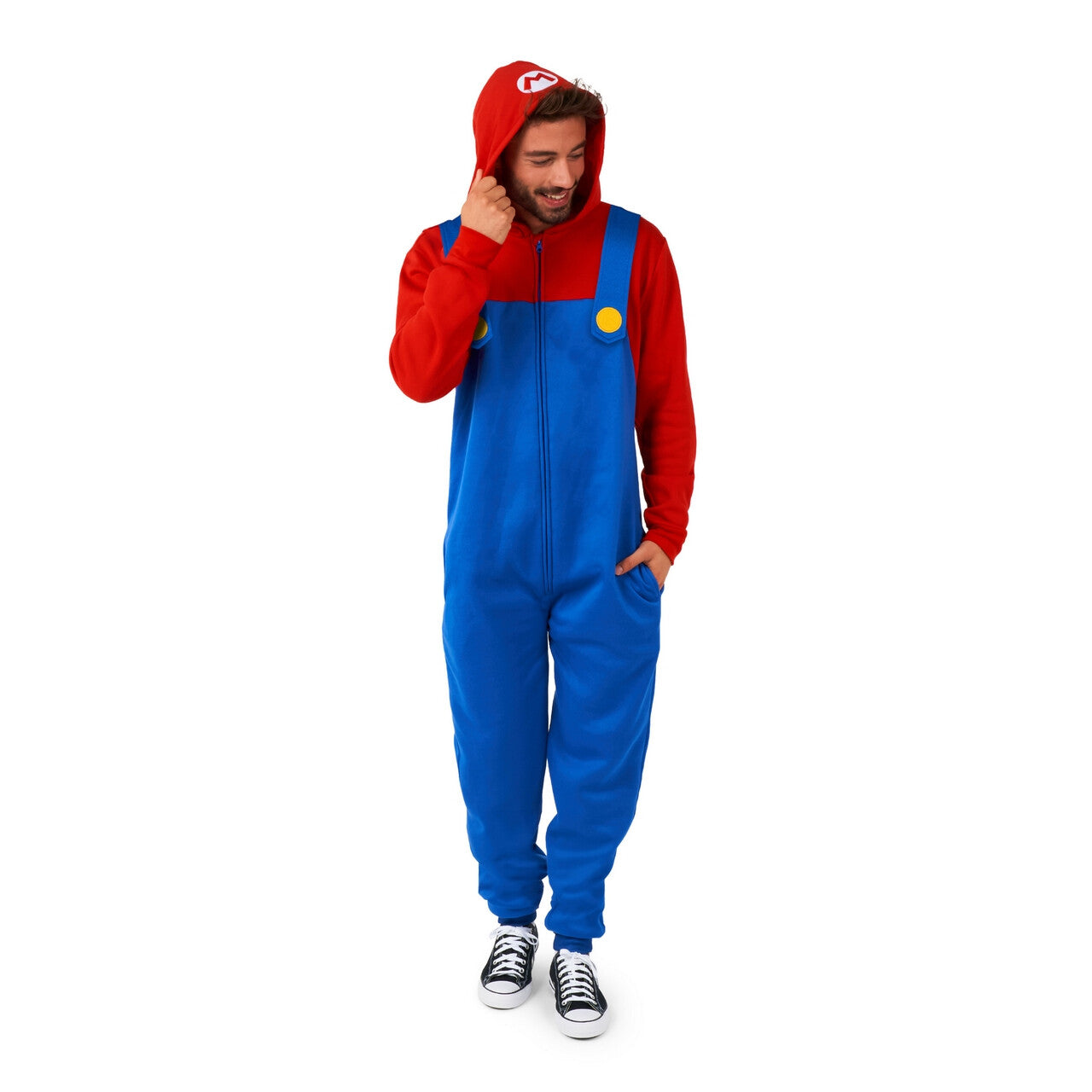 Op deze afbeelding zie je een Kostuums, van het merk Opposuits. Next Level Super Mario™ Onesie Kostuum