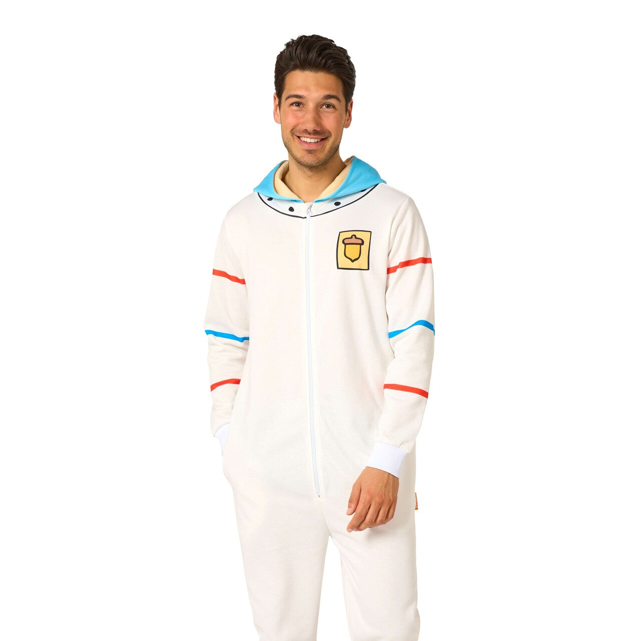 Op deze afbeelding zie je een Kostuums, van het merk Opposuits. Sandy Onesie - Spongebob Squarepants™ Man Kostuum