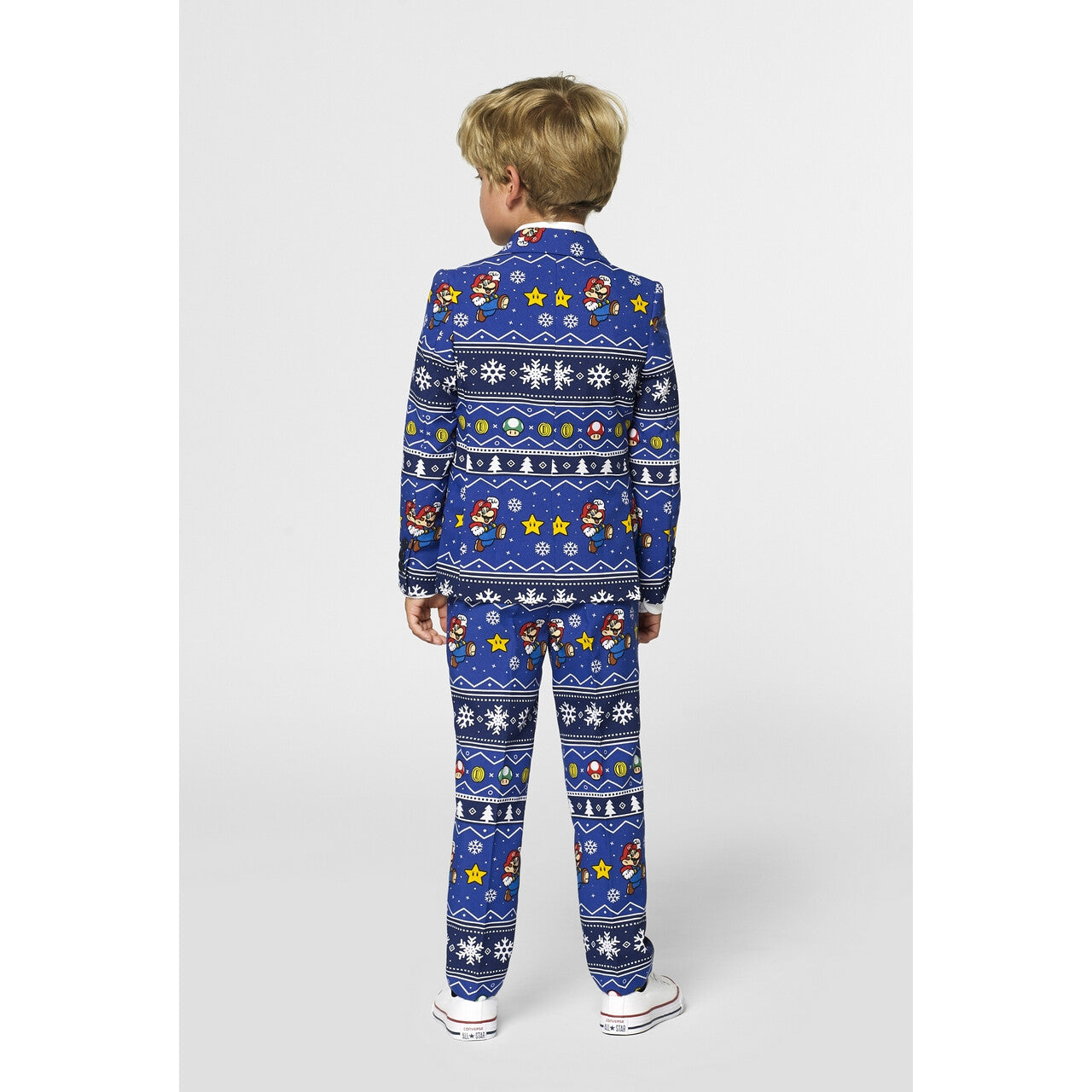 Op deze afbeelding zie je een Kostuums, van het merk Opposuits. Jongens Lets Go Play Merry Mario™ Kostuum