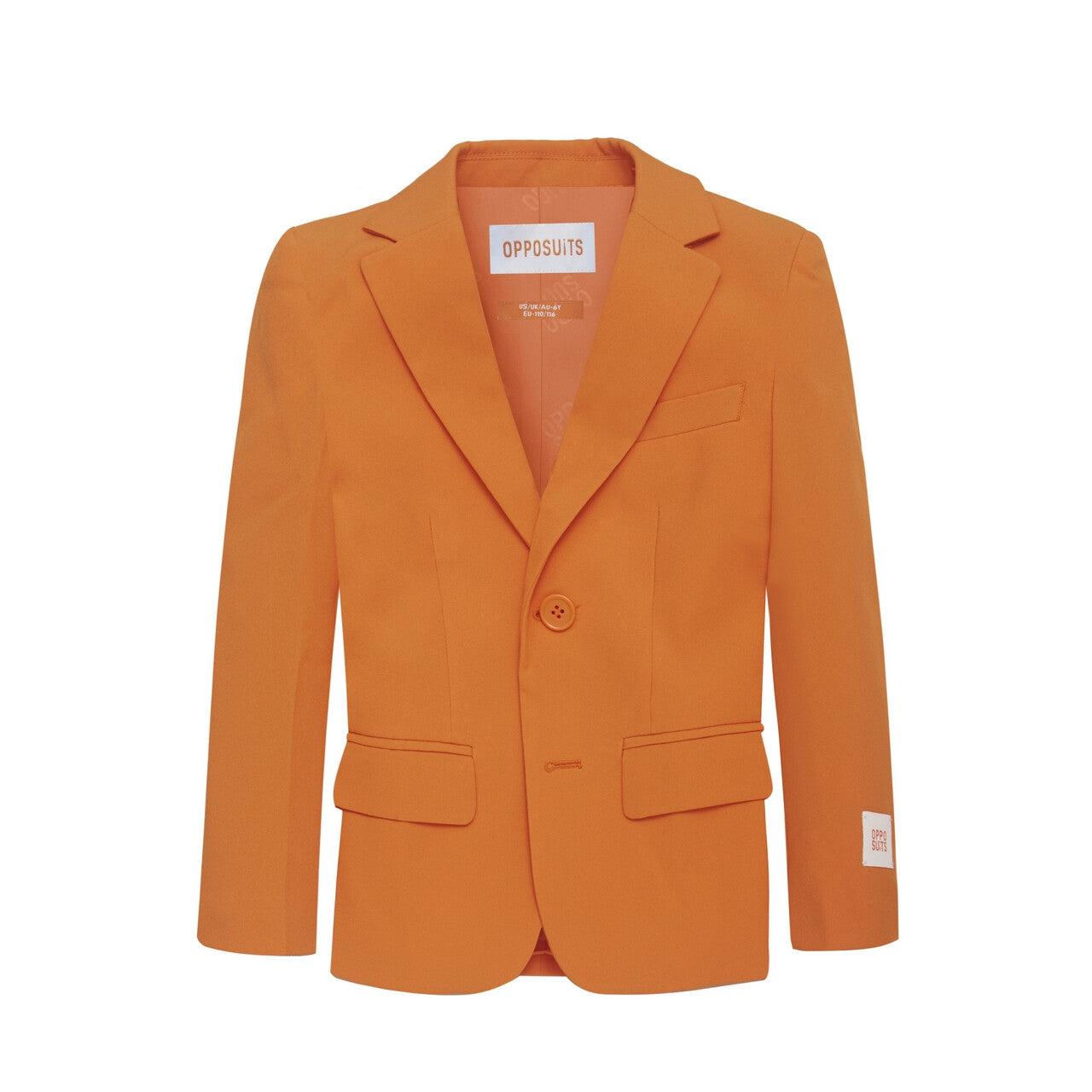 Op deze afbeelding zie je een Kostuums, van het merk Opposuits. Oranje Hoog In Het Vaandel Jongen Kostuum