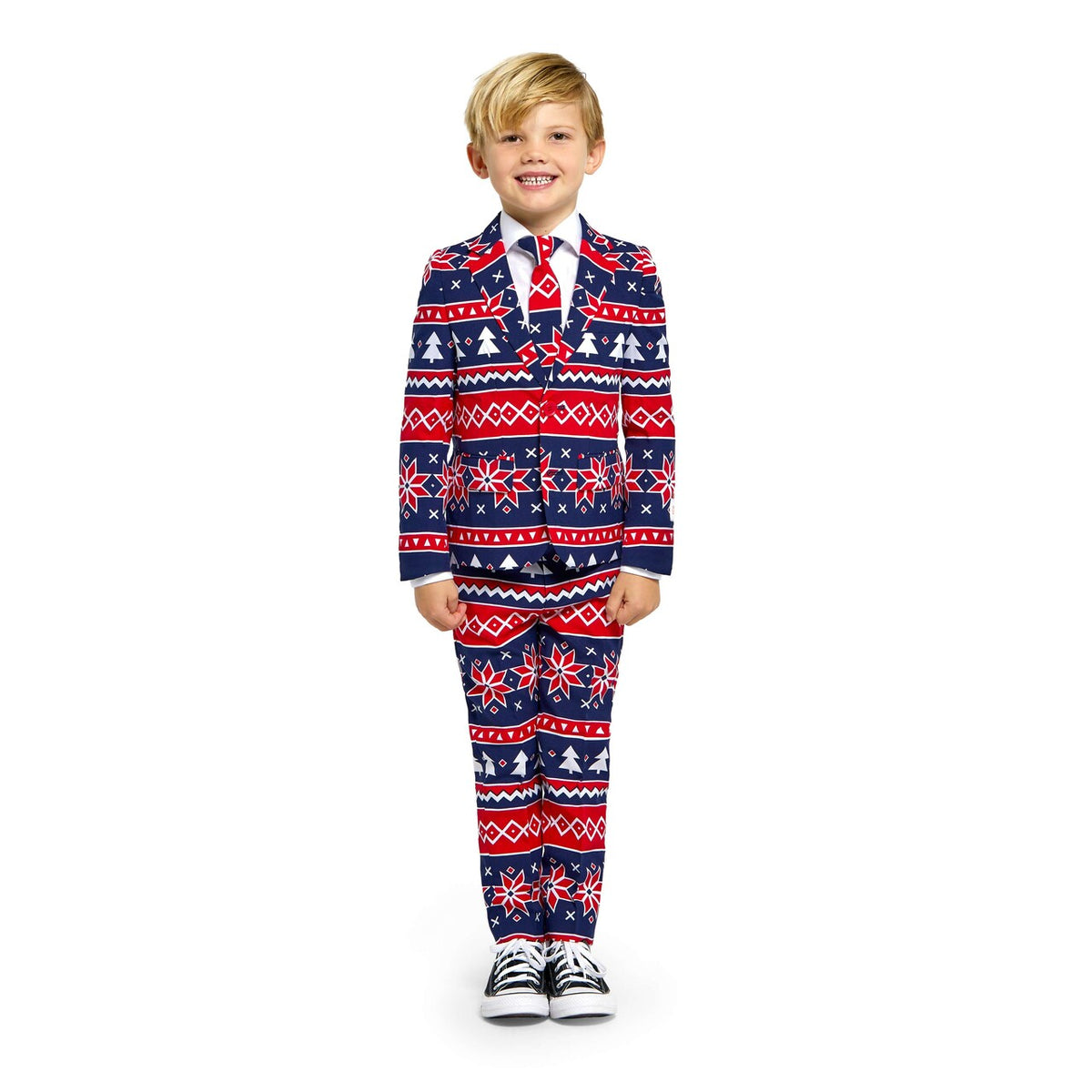 Op deze afbeelding zie je een Kostuums, van het merk Opposuits. Boys Nordic Noel Jongen Kostuum