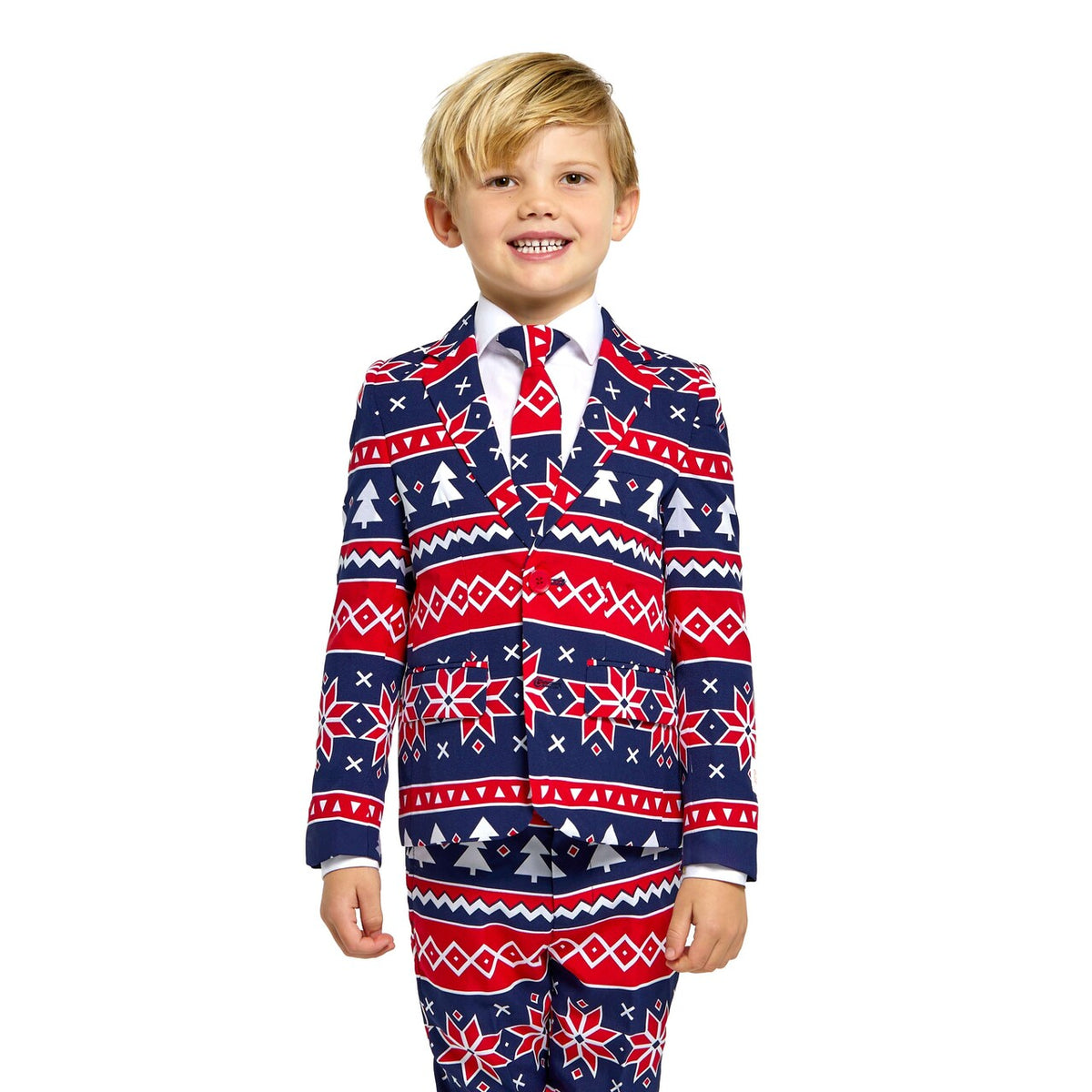 Op deze afbeelding zie je een Kostuums, van het merk Opposuits. Boys Nordic Noel Jongen Kostuum
