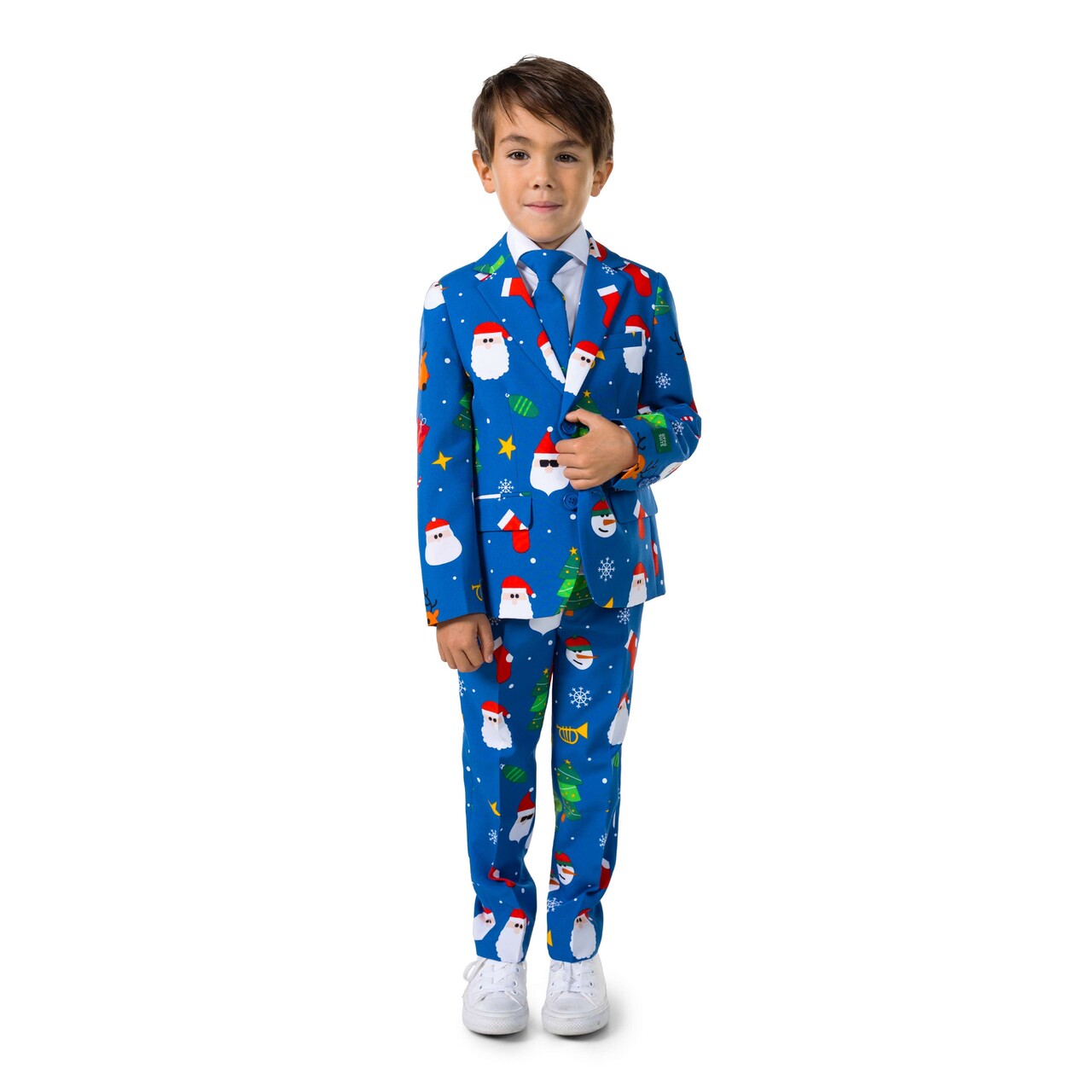 Op deze afbeelding zie je een Kostuums, van het merk Opposuits. Boys Festivity Blue Jongen Kostuum
