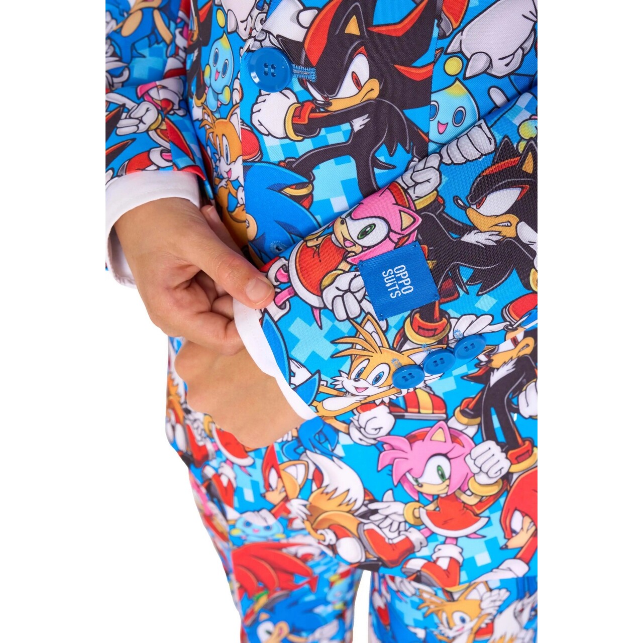 Op deze afbeelding zie je een Kostuums, van het merk Opposuits. Boys Sonic The Hedgehog™ Jongen Kostuum