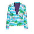 Flamingirl Triff Mich Am Strand Blazer Damen
