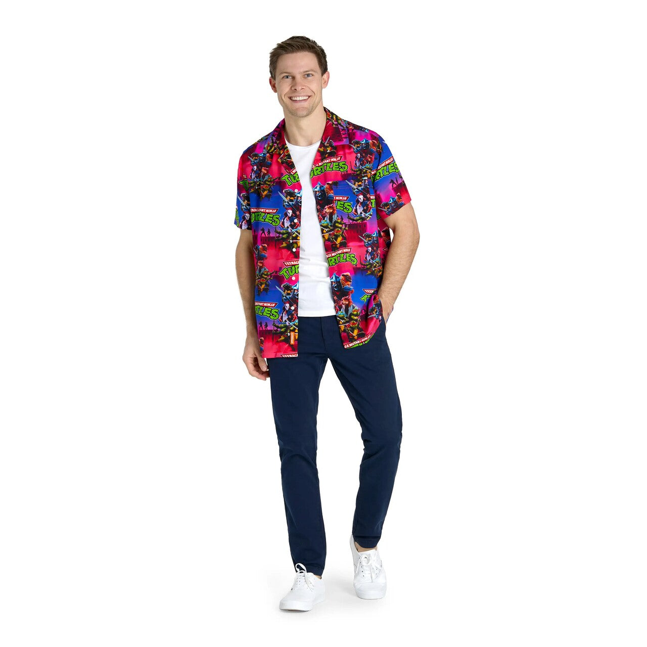 Op deze afbeelding zie je een Kostuums, van het merk Opposuits. Nineties Teenage Mutant Hero Turtles Blouse Man