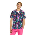 Tropische Nacht Dschungel Bluse Herren