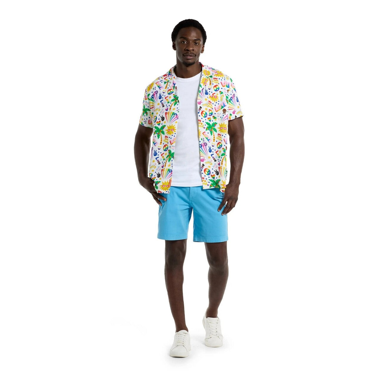 Op deze afbeelding zie je een Kostuums, van het merk Opposuits. Tropic Pride Shirt Man