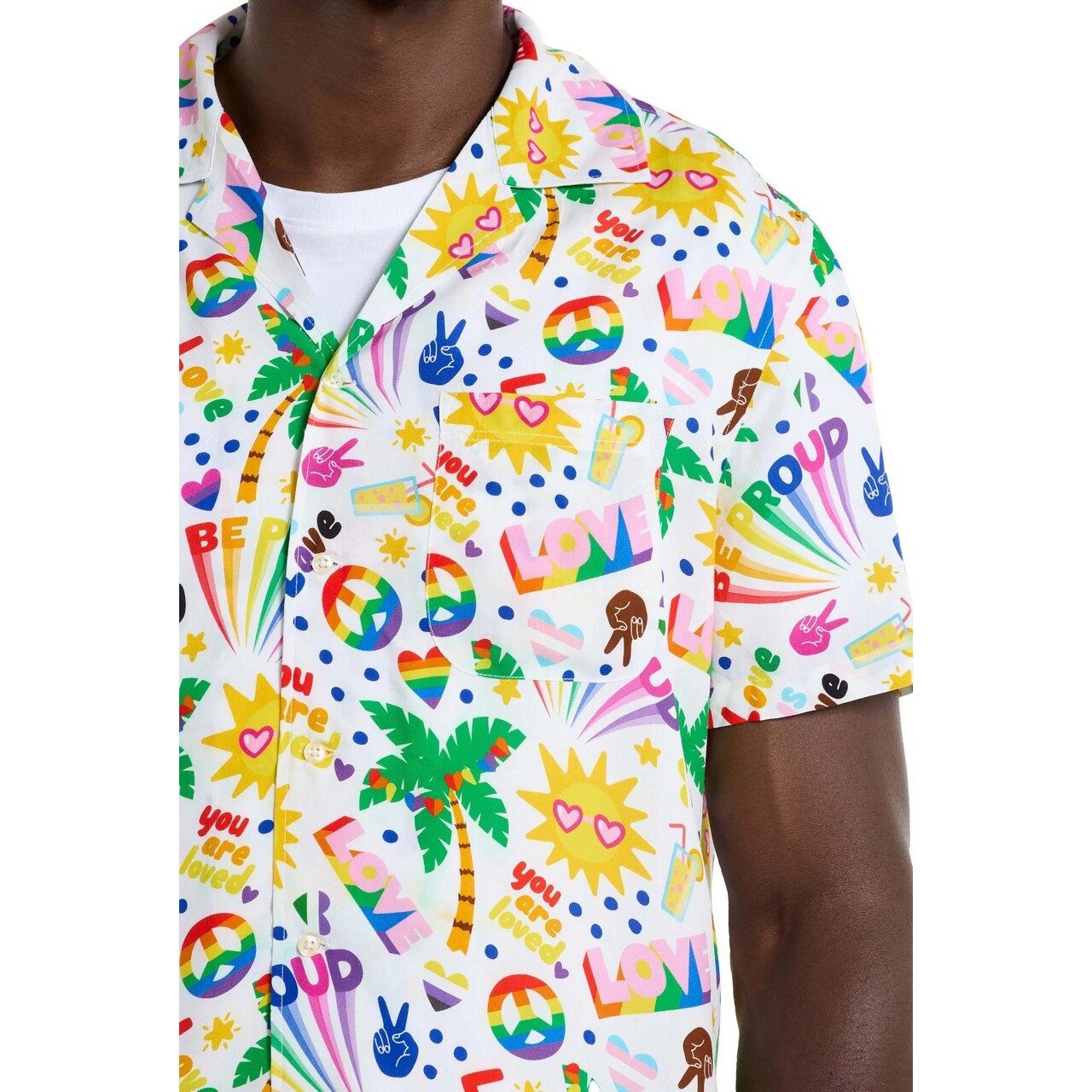 Op deze afbeelding zie je een Kostuums, van het merk Opposuits. Tropic Pride Shirt Man