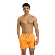 Op deze afbeelding zie je een Kostuums, van het merk Opposuits. Neon Vivid Orange Beachwear Man