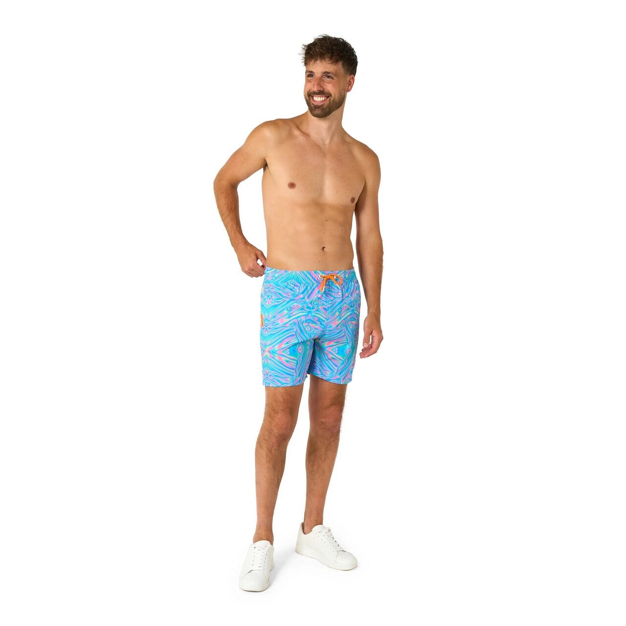 Op deze afbeelding zie je een Kostuums, van het merk Opposuits. Mr. Tie Dye Man
