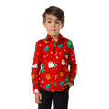 Hemd Ls Festlich Rot Jungen