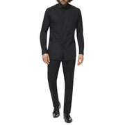 Op deze afbeelding zie je een Kostuums, van het merk Opposuits. Zwart Strak In Het Pak Overhemd Man