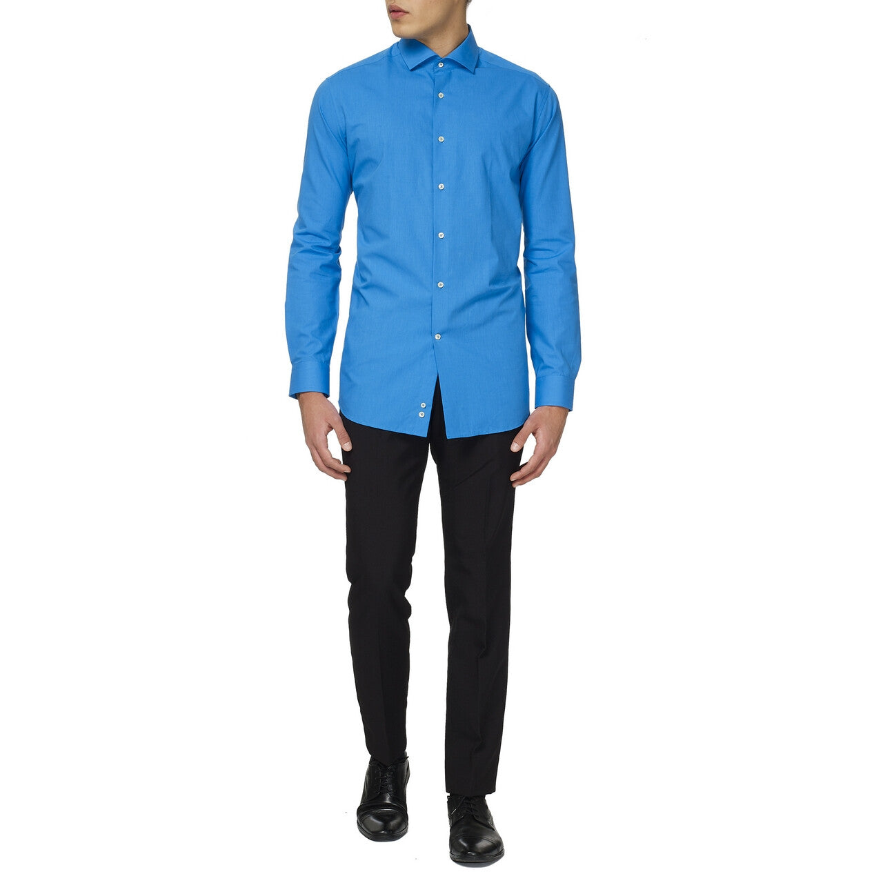 Op deze afbeelding zie je een Kostuums, van het merk Opposuits. Strak Blauwe Luchten Overhemd Lange Mouwen Man