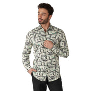Op deze afbeelding zie je een Kostuums, van het merk Opposuits. Shirt Ls Cashanova Man