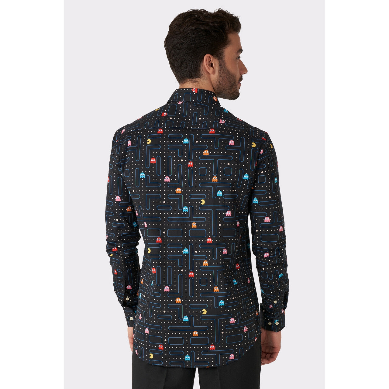 Op deze afbeelding zie je een Kostuums, van het merk Opposuits. Pac-Man™ Arcade Icon Zwart Blouse