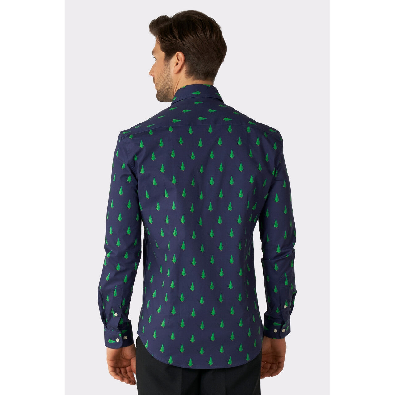 Op deze afbeelding zie je een Kostuums, van het merk Opposuits. Forest Treedee Blauw Blouse Man