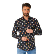 Op deze afbeelding zie je een Kostuums, van het merk Opposuits. Super Mario Bad Guy Blouse Man