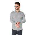 Kariertes Discoballer Shirt Herren