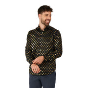 Op deze afbeelding zie je een Kostuums, van het merk Opposuits. Shiny Polka Star Night Overhemd Man