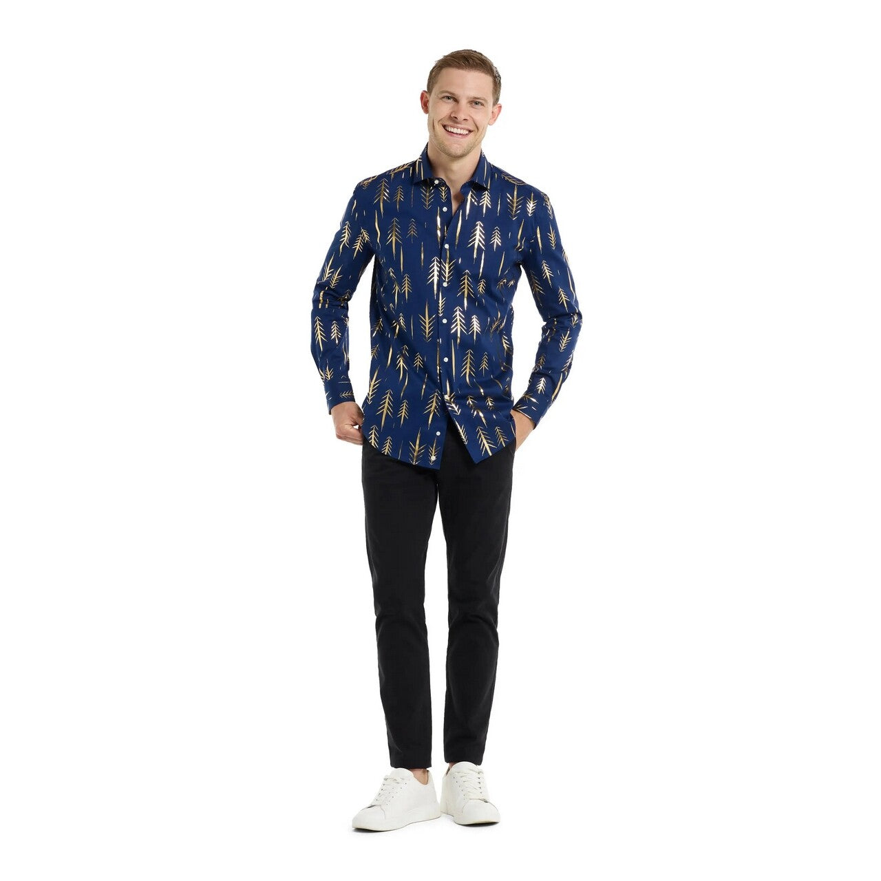 Op deze afbeelding zie je een Kostuums, van het merk Opposuits. Teriffic Trees Overhemd Man