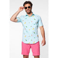Springen Sie In Die Poollebenbluse Herren
