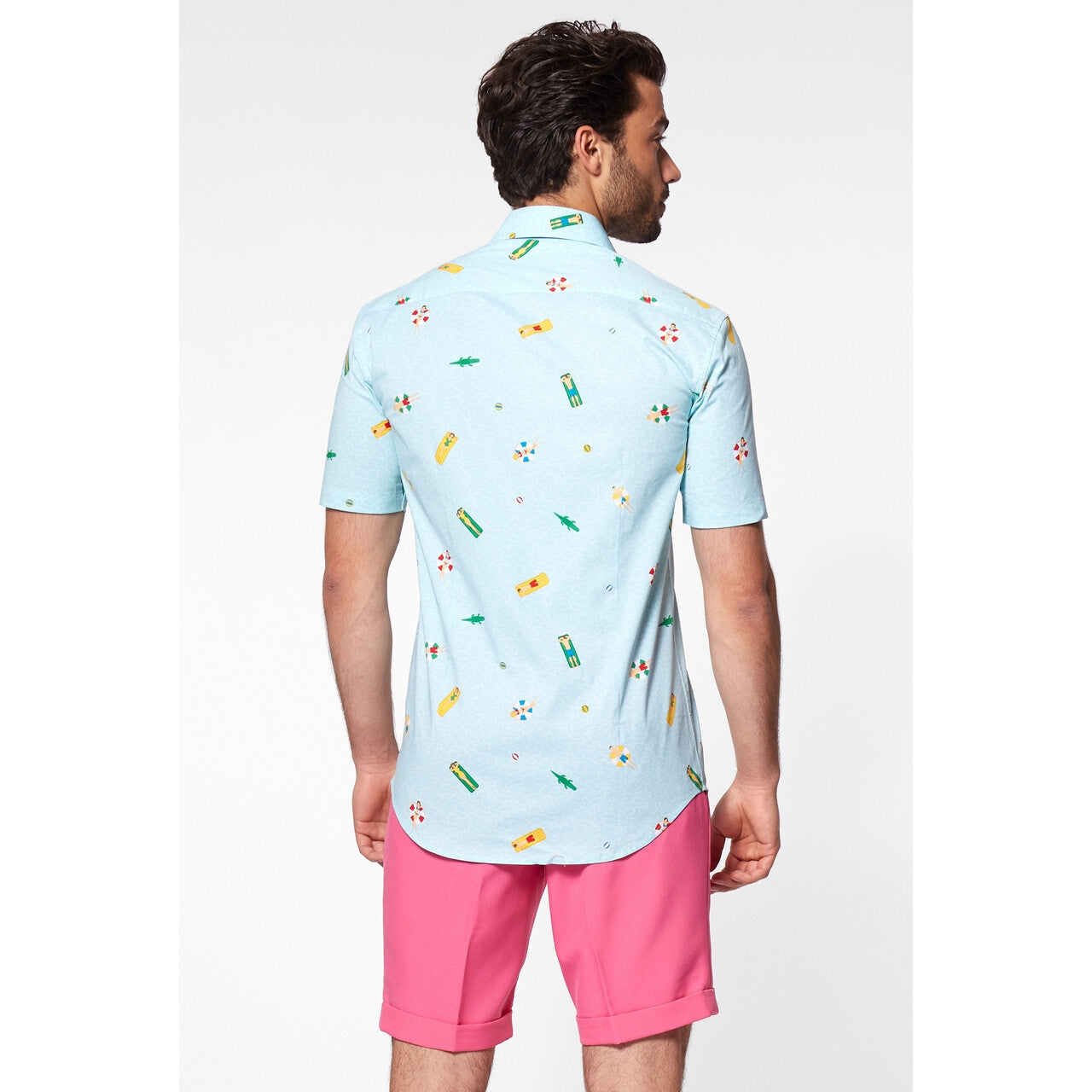 Op deze afbeelding zie je een Kostuums, van het merk Opposuits. Jump In The Pool Life Blouse Man