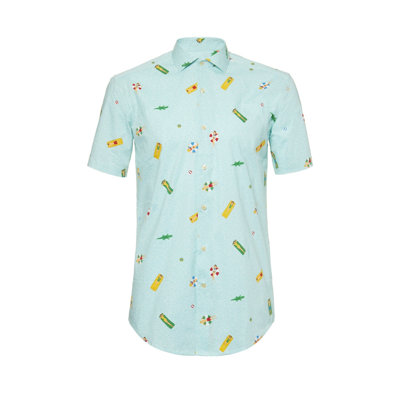Op deze afbeelding zie je een Kostuums, van het merk Opposuits. Jump In The Pool Life Blouse Man